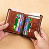 All-in-one Short Money Leather Ultra-thin Men&