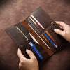 Horse Long Wallet Genuine Leather Hand-held Men&